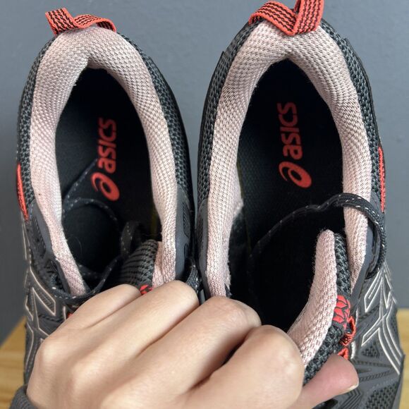 Asics Gel-Venture 8 Trail Running Shoes Women Size 10 D Wide Gray Sneakers - Picture 5 of 8